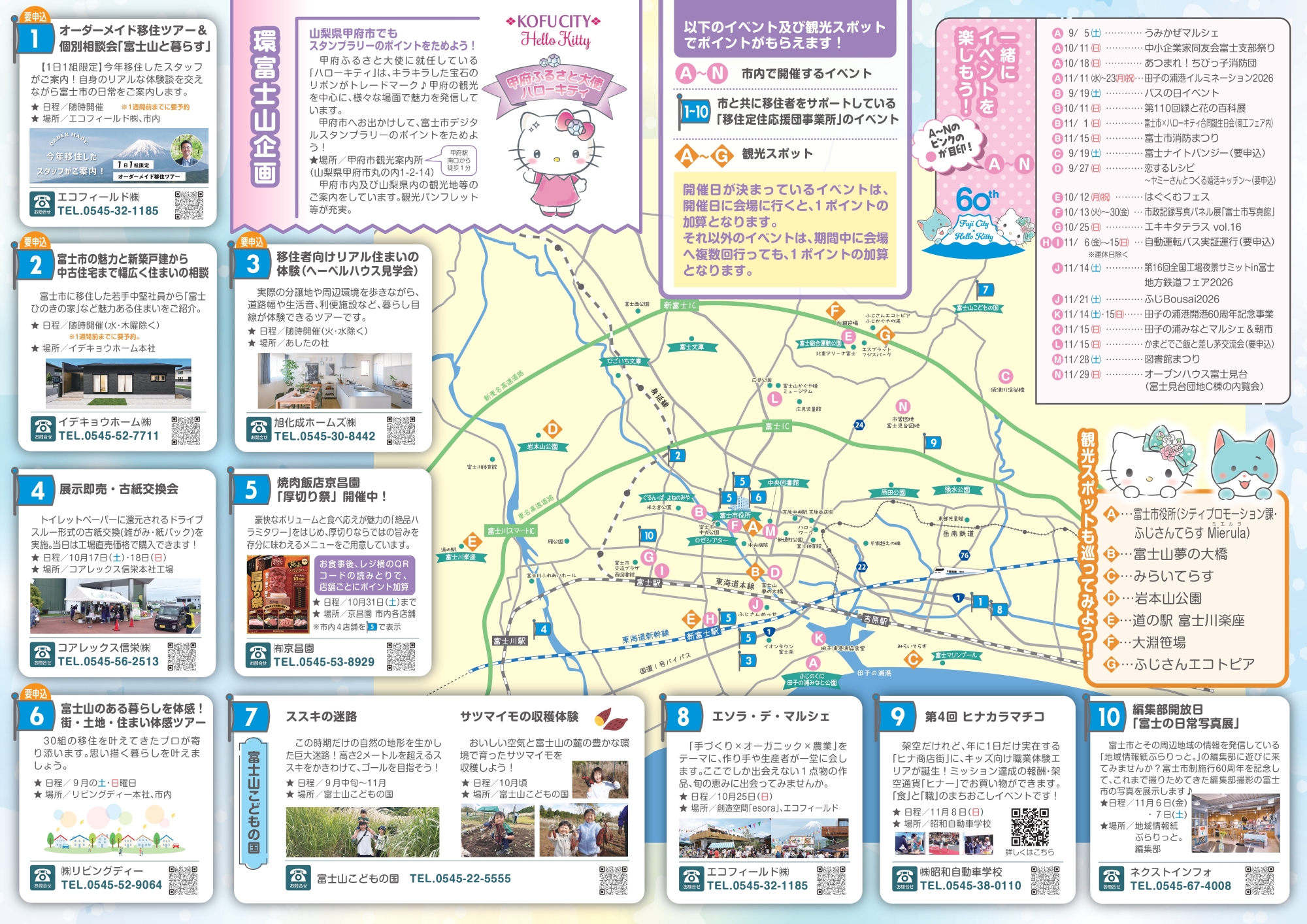 2026年富士市デジタルスタンプラリー公式パンフレット