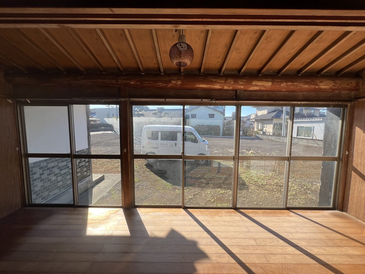 縁側 → 土間テラス 改修前
